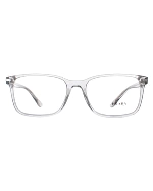 Prada Rectangular Mens Crystal Grey PR14WV