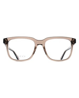 Gucci Square Mens Transparent Brown GG2131O