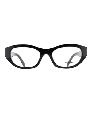 Miu Miu Oval Womens Black MU03WV