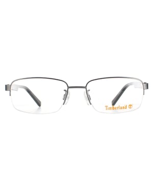 Timberland Rectangle Mens Matte Gunmetal Glasses