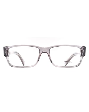 Prada Rectangular Mens Transparent Grey PRB09V