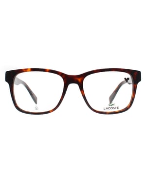 Lacoste Rectangular Unisex Dark Havana  L2937