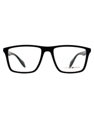 Emporio Armani Square Mens Matte Black EA3230