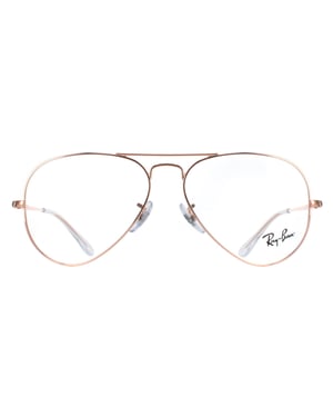 Ray-Ban Aviator Unisex Rose Gold RX6489 Aviator
