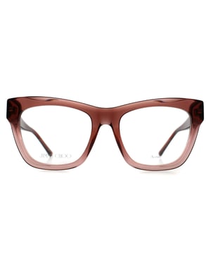 Jimmy Choo Oval Womens Burgundy Pink Faded JC351