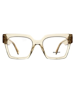 Miu Miu Square Womens Sand Crystal MU 04UV