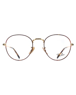 Ray-Ban Round Unisex Havana on Gold RX3582V David