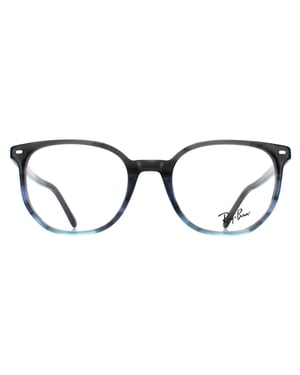 Ray-Ban Round Unisex Striped Grey and Blue RX5397 Elliot