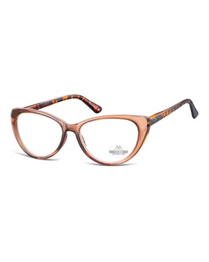 Montana Reading Glasses Womens Transparent Brown HMR64 2.50