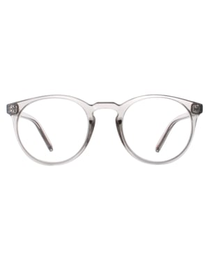 Montana Round Unisex Clear Grey HMR55 Reading +2.00