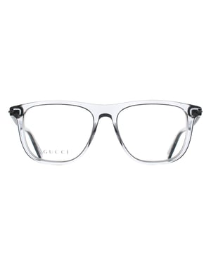 Gucci Square Mens Transparent Grey GG2130O