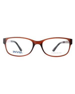 INVU Rectangle Womens Matte Frosty Amber B4426