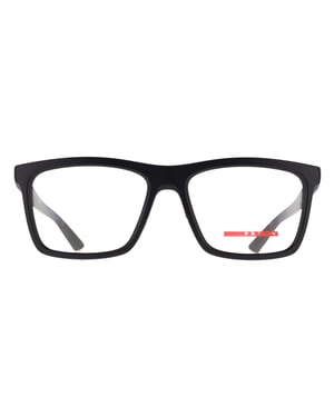 Prada Sport Rectangular Mens Matte Black PS01TV