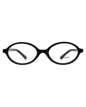 Miu Miu Oval Womens Shiny Black MU01XV