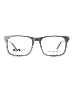 INVU Rectangle Unisex Silver Petrol B4008