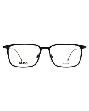 Hugo Boss Rectangle Mens Matte Blue BOSS 1253