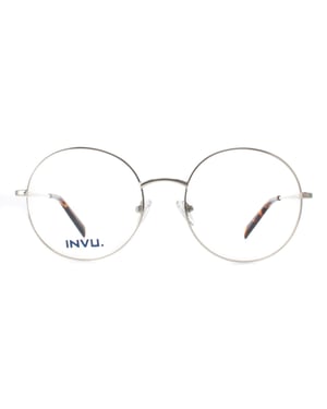 INVU Round Unisex White Gold B3117