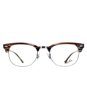 Ray-Ban Square Unisex Polished Brown RX5154 Clubmaster