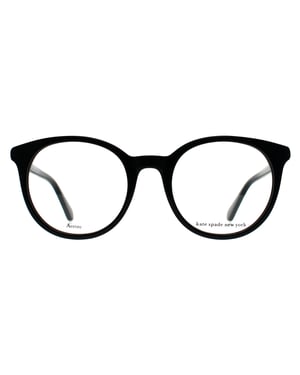 Kate Spade Oval Womens Black on Pattern Pink Joshann