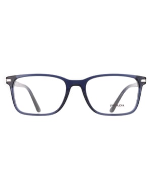 Prada Rectangular Mens Blue Crystal PR14WV