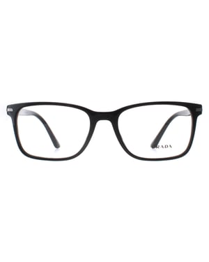 Prada Rectangular Mens Black PR14WV