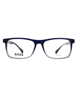 Hugo Boss Rectangular Mens Blue Fade Pattern BOSS 1084/IT