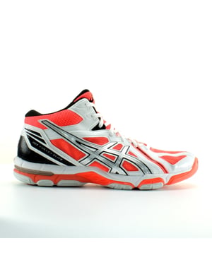 Asics Gel-Volley Elite 3 MT Synthetic Womens Lace Up Trainers B551N 0193