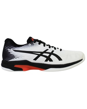 Asics Solution Speed FF Mens White Tennis Shoes