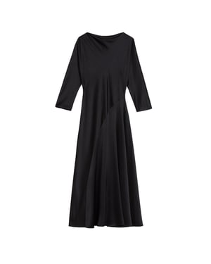 Ted Baker Avelli Midi-jurk Met Gebogen Naaddetails, Zwart
