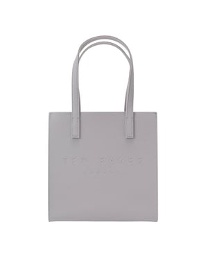 Ted Baker Crosshatch Small Icon Light Grey Bag