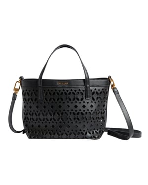 Ted Baker Lissann Laser Cut Mini Zwarte Shopper Bag