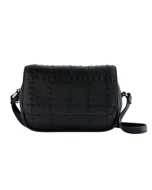 Ted Bake Stalina Stitch Detail Black Camera Bag