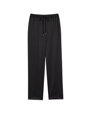 Ted Baker Natori Satin Slim Taper Zwarte Jogger