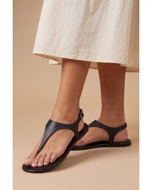 Patricia Jelly Slingback Toe Post Flat Sandals