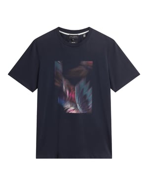 Ted Baker Father Box Printed Navy T-shirt