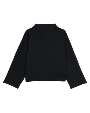 Ted Baker Kenseyy Cupro Funnel Neck Black Sweater