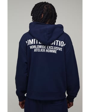 Tall Oversized Boxy Limited Edition Zip Through Hoodie