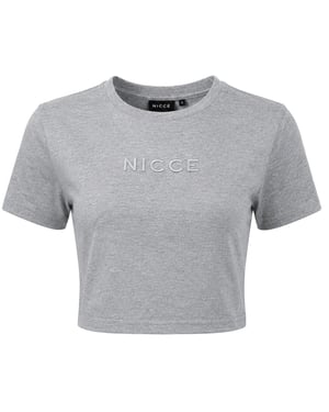 Nicce Ersa Womens Grey Crop Top