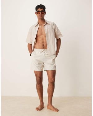 Lyle & Scott badshorts i beige