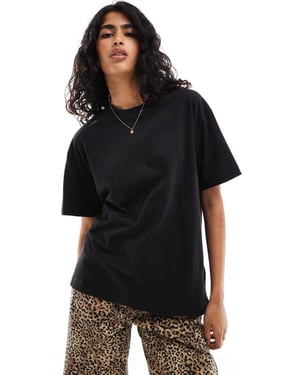 Cotton On boxig oversized t-shirt i svart