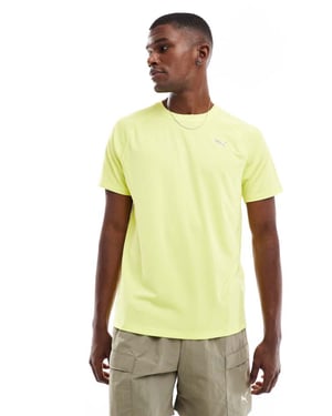 Puma Run Velocity t-shirt i limegrön