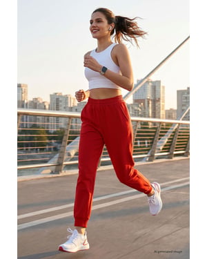 Dames Katoenen Mix Sweatpants