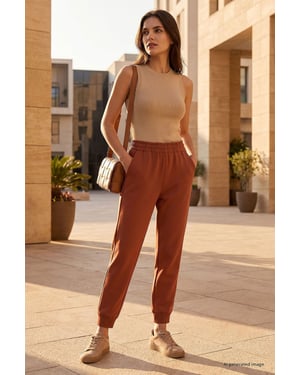 Dames Katoenen Mix Sweatpants