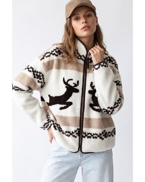 Women's Cotton-Blend Sweatshirt