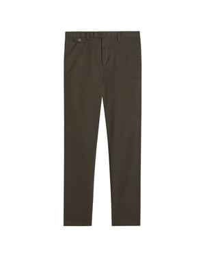 Ted Baker Genay Slim Fit Smart Khaki Broek