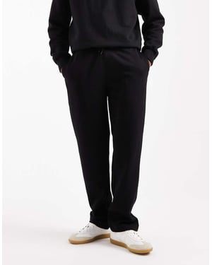 ASOS DESIGN essentials rak ben jogger i svart