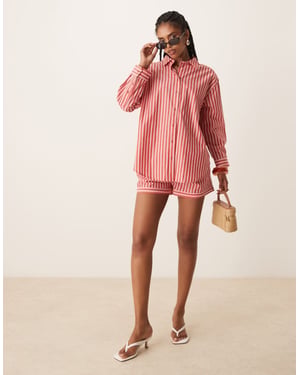 Nobody's Child Kandy shorts set i röd rand