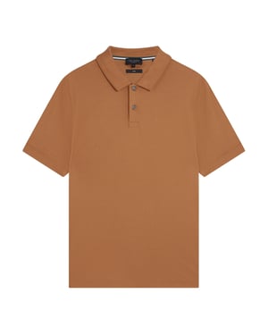 Ted Baker Zeiter Slim Soft Touch Brown Polo Shirt