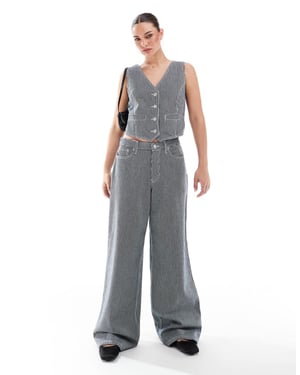French Connection Everett denimjeansset i indigostrand