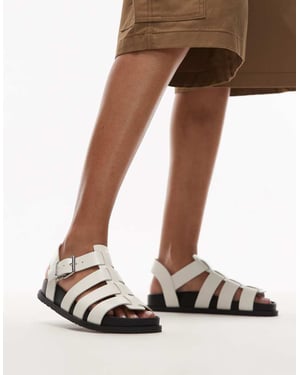 Tommy Jeans spännsandal i vitt